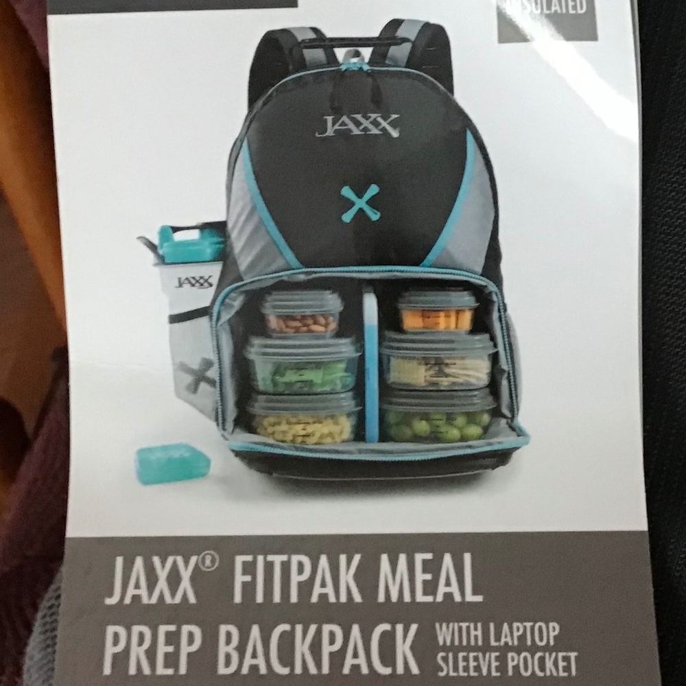 NWT Jaxx Fitpack Meal Prep Backpack  NEW